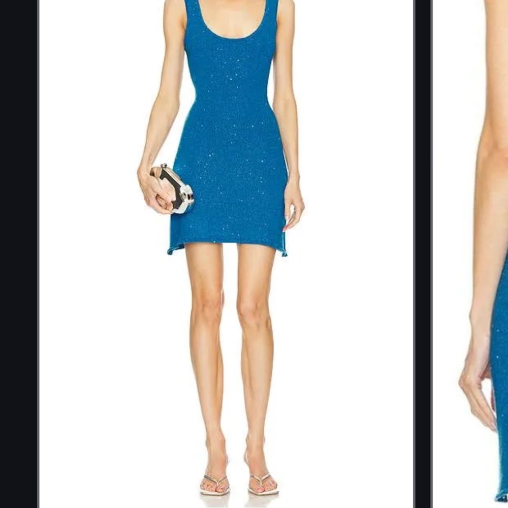 WeWoreWhat Blue Mini Dress